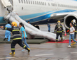 厦门空港举行航空器应急救援综合演练